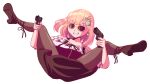  1girl blonde_hair filthy_frank gun handgun hololive hololive_english pantyhose pistol simple_background smile solo spread_legs sunglasses tvfilthyfrank virtual_youtuber watson_amelia weapon white_background zetxune 