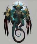  anthro armor biceps dragon headgear helmet magic_user male muscular orb pacelic pecs scalie solo western_dragon wings 