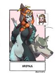  big_breasts blush breasts canid canine canis cutaway ear_piercing female feral genitals group humanoid humanoid_pointy_ears hylian link_(wolf_form) male mammal markings midna_(true_form) nintendo nude piercing princess_zelda pussy quetzo simple_background the_legend_of_zelda tongue tongue_out twili twilight_princess video_games wolf 