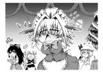  4girls alcohol black_legwear blush christmas_tree crying eating food hakurei_reimu hidefu_kitayan izayoi_sakuya japanese_clothes kirisame_marisa long_hair multiple_girls party remilia_scarlet short_hair touhou wine 