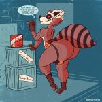  absurd_res anthro big_butt bulge butt guardians_of_the_galaxy hi_res huge_butt hyper hyper_butt male mammal marvel metrothefox procyonid raccoon rocket_raccoon solo 