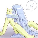  1girl goo_girl hetero lowres monster_girl slime 