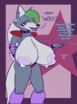  absurd_res animatronic anthro big_breasts bodily_fluids bouncing_breasts breast_expansion breasts bubble_butt butt clothed clothing expansion female five_nights_at_freddy&#039;s five_nights_at_freddy&#039;s:_security_breach hi_res huge_breasts hyper hyper_breasts lactating machine nokamiwd robot roxanne_wolf_(fnaf) scottgames simple_background solo thick_thighs topless under_boob video_games 