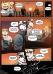  anthro clothed clothing comic confession dialogue felid gym_pals h155296 hi_res male mammal myosotis_(gym_pals) pal_(gym_pals) pantherine sunset tiger 