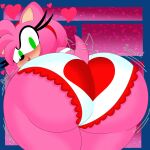  &lt;3 2022 3barts 4k absurd_res accessory amy_rose anthro big_butt blush bouncing_butt butt butt_jiggle clothed clothing digital_media_(artwork) eulipotyphlan eyelashes female fur green_eyes hair headband hedgehog hi_res huge_butt jiggling lips looking_at_viewer looking_back mammal multicolored_body multicolored_fur panties pink_body pink_fur pink_hair rear_view sega short_hair simple_background smile solo sonic_the_hedgehog_(series) tail_motion tailwag tan_body tan_fur thick_thighs two_tone_body two_tone_fur underwear underwear_only wide_hips 