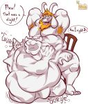  &lt;3 2018 abdominal_bulge absurd_res anthro armpit_hair asgore_dreemurr beard belly belly_expansion bobthetanuki body_hair boss_monster bovid bowser caprine chair crown desperation digestion duo expansion facial_hair furniture goat hands_behind_back hi_res horn koopa male male/male mammal mario_bros nintendo nude onomatopoeia relaxing scalie sitting sound_effects text undertale undertale_(series) unwilling_prey video_games vore watermark 
