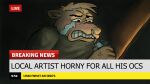  anthro blush bodily_fluids clenched_teeth clothed clothing crying drawing drawing_tablet male mammal meme murid murine news news_report rat rodent snot solo tears teeth text yoozle 