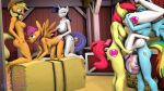  16:9 3d_(artwork) 69_position anal animal_genitalia animal_penis anthro anthrofied apple_bloom_(mlp) applejack_(mlp) breasts crossgender cunnilingus digital_media_(artwork) equid equine equine_penis fellatio female female/female friendship_is_magic ftg_crossgender fti_crossgender genitals group group_sex gynomorph gynomorph/female hasbro hi_res intersex intersex/female mammal my_little_pony nude oral penile penis rainbow_dash_(mlp) rarity_(mlp) rimming scootaloo_(mlp) senthaurekmern sex sibling sister sisters spitroast sweetie_belle_(mlp) threesome vaginal vertical_69_position widescreen 