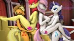  16:9 3d_(artwork) anthro anthrofied apple_bloom_(mlp) applejack_(mlp) breasts crossgender digital_media_(artwork) equid equine female friendship_is_magic ftg_crossgender fti_crossgender genitals gynomorph gynomorph/female hasbro hi_res incest_(lore) intersex intersex/female mammal my_little_pony nude penis rarity_(mlp) senthaurekmern sibling sister sisters sweetie_belle_(mlp) widescreen 