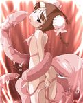  blush breasts chao_lingshen highres lingshen_chao mahou_sensei_negima mahou_sensei_negima! monster rape tentacle 
