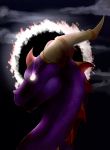  dragon eclipse glowing glowing_eyes headshot_portrait horn mollish portrait solo spines spyro spyro_the_dragon video_games 