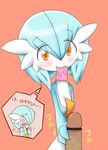  alternate_color blush condom cute dark_penis furry gardevoir green_hair interracial neichii orange_eyes penis pokemon pokephilia shiny shiny_pokemon smile 