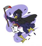  anthro avian bird candy corvid dessert diaper english_text food gambit_(the_corvid) ghost halloween halloween_costume hi_res holidays male oscine passerine reaper_(disambiguation) solo spirit text wen 