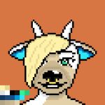  1:1 ahegao animated anthro blush bovid bovine buttercup_(thefurry27) cattle facial_piercing fur girly hair hair_over_eye looking_at_viewer looking_pleasured looking_up low_res male mammal mouth_closed multicolored_body multicolored_fur nose_piercing nose_ring one_eye_obstructed open_mouth piercing septum_piercing short_playtime solo thefurry27 tongue tongue_fetish tongue_out two_tone_body two_tone_fur 