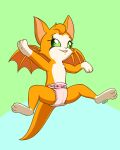  absurd_res anthro chiropteran conejoblanco diaper dust:_an_elysian_tail female fidget_(elysian_tail) flying hi_res mammal nimbat open_mouth smile solo spread_legs spreading video_games watermark wings 