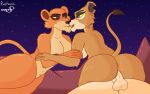  absurd_res anthro big_butt butt colty8 cowgirl_position disney duo felid feline female from_front_position hi_res human human_on_anthro interspecies lion male male/female mammal on_bottom on_top pantherine sex the_lion_king vitani zira 