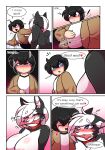  &lt;3 2022 absurd_res age_difference anthro big_breasts black_body black_fur black_hair blue_eyes breasts brown_clothing brown_topwear canid canine canis chew_toy clothed clothed/nude clothed_male_nude_female clothing collar colored comic domestic_dog duo english_text female fur hair hi_res huge_breasts human hun-yi_(wherewolf) hungry husky inner_ear_fluff lucy_(wherewolf) male male/female mammal multicolored_body multicolored_fur nordic_sled_dog nude older_anthro older_female red_collar smile spitz text topwear tuft wherewolf white_body white_fur white_hair white_inner_ear_fluff young younger_human younger_male 