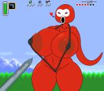  anthro avoid_posting female gameplay_mechanics health_bar hi_res nintendo octorok solo the_legend_of_zelda thespiderbunny video_game_mechanics video_games 