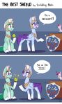  absurd_res armor ball comic equid equine facepalm galea hasbro headgear helmet hi_res hylian_shield mammal meme mlp_g5 my_little_pony pegasus scribble-potato shield tennis_ball thunder_(mlp) triforce wings zipp_storm_(mlp) zoom_zephyrwing_(mlp) 