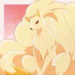  ambiguous_gender blep chest_tuft feral hi_res kompeito looking_at_viewer multi_tail ninetales nintendo paws pok&eacute;mon pok&eacute;mon_(species) sitting smile solo tongue tongue_out tuft video_games watermark 