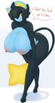  anthro big_breasts breasts dullyarts female hi_res huge_breasts luxray nintendo nipple_piercing nipples piercing pok&eacute;mon pok&eacute;mon_(species) simple_background solo video_games white_background 