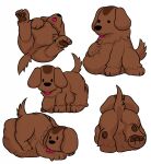  belly boney_(earthbound) brown_body brown_fur butt canid canine canis dog_tail domestic_dog earthbound_(series) feral full_belly fur hi_res male mammal mario163917 nintendo paws simple_background solo tongue video_games vore white_background 
