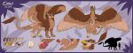  abstract_background absurd_res alternate_version_at_source animal_genitalia animal_pussy avian beak brown_body brown_feathers brown_fur canine_pussy claws egg ember_(emberell) feathers female feral fur genitals gloves_(marking) gryphon hi_res human leg_markings mammal markings model_sheet multi_nipple mythological_avian mythology nipples open_mouth pawpads pussy shikaro silhouette socks_(marking) solo_focus spread_wings tail_tuft tongue tongue_out tuft wings 