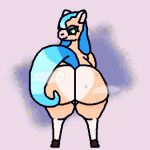  animated anthro anus big_butt bodily_fluids butt equid equine female genitals hi_res hooves horse mammal pussy shaking_butt solo sweat sweaty_butt terubby twerking 