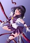  1girl bishoujo_senshi_sailor_moon eyes_closed purple_hair rape sailor_saturn short_hair tentacle tentacles tomoe_hotaru 