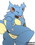  anus ass breasts furry horn naughty_face nidoqueen pokemon pussy tail 
