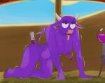  absurd_res anthro barn big_breasts bodily_fluids bovid bovine breast_milking breasts cattle female fur hi_res horn lactating looking_pleasured machine mammal milking_machine purple_body purple_fur sex_toy shaking solo sweat thick_thighs trembling vibrator zeidre 