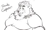  anthro blush bust_portrait exe_exem eyebrows goro_(live-a-hero) lifewonders live-a-hero male mammal moobs overweight portrait smile smiling_at_viewer solo thick_eyebrows ursid video_games 
