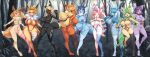  absurd_res anthro big_breasts bodily_fluids breasts catree eeveelution espeon female flareon genital_fluids genitals group hair hi_res jolteon nintendo nipples pink_hair pok&eacute;mon pok&eacute;mon_(species) pussy pussy_juice sylveon tongue tongue_out umbreon vaporeon video_games 