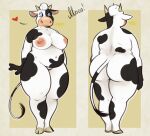  anthro big_breasts big_butt bovid bovine breasts butt cattle chubby_anthro chubby_female fakeanna female hooves mammal model_sheet nude overweight slightly_chubby solo tail_tuft thick_thighs tuft wide_hips 