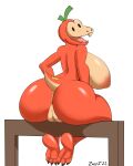  absurd_res anthro anus areola big_breasts big_butt breasts butt feet female fuecoco genitals hi_res huge_breasts looking_at_viewer looking_back multicolored_body nintendo nipples nude open_mouth pok&eacute;mon pok&eacute;mon_(species) pussy sitting solo two_tone_body video_games zp92 