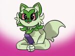  ambiguous_gender animal_genitalia animal_penis anthro anthrofied blep equine_penis fluffy fluffy_tail fur genitals grey_body grey_fur hand_on_leg hand_on_thigh hi_res male nintendo paws penis pok&eacute;mon pok&eacute;mon_(species) pok&eacute;morph purple_penis red_eyes sheath sitting solo sprigatito tail theenyface tongue tongue_out video_games 