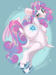  &lt;3 absurd_res aged_up anthro anthrofied blue_eyes breasts dock equid equine eyelashes feathered_wings feathers flurry_heart_(mlp) friendship_is_magic genitals hair hasbro hi_res hooves horn inner_ear_fluff joonyash mammal multicolored_hair multicolored_tail my_little_pony nipples pink_body pussy raised_tail tuft winged_unicorn wings 