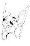  fawn_farsia greyscale gundam gundam_age highres kuroiwa_cookie looking_ahead mecha mobile_suit monochrome no_humans science_fiction sketch solo white_background 