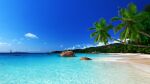  absurd_res beach boat cloud day hi_res light mile outside palm_tree photo_background plant sand sea seaside sky sunlight tree vehicle water watercraft zero_pictured 