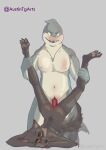  absurd_res anthro austintgarts canid canine canis dreamworks fish genitals hi_res male male/male mammal marine mr._shark_(the_bad_guys) mr._wolf_(the_bad_guys) penis sex shark the_bad_guys wolf 