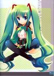  hatsune_miku pantsu rei rei&#039;s_room shimapan thigh-highs vocaloid 