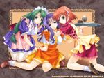  himekawa_kazumi kimizuka_aoi midou_chihiro_(pia_carrot) pantyhose pia_carrot waitress wallpaper yamana_tokiko 