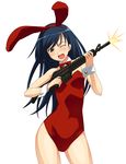  a1 animal_ears bunny_ears bunny_girl gun initial-g maria-sama_ga_miteru ogasawara_sachiko parody suzumiya_haruhi_no_yuuutsu 