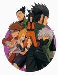  akimichi_choji hatake_kakashi kishimoto_masashi nara_shikamaru naruto sarutobi_asuma uzumaki_naruto yamanaka_ino 