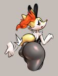  anthro big_butt box_(hajimeyou654) braixen butt female lickagoat looking_back nintendo pok&eacute;mon pok&eacute;mon_(species) simple_background solo_focus spanking thick_thighs video_games 