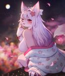  anthro blush breasts canid canine clothed clothing female fox fur hair hi_res long_hair looking_at_viewer mammal smile solo whooo-ya 