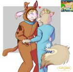  absurd_res canid canine canis clothing comedy_central fluffybardo hair hanna-barbera hi_res kenny_mccormick lagomorph leopold_butters_stotch leporid mammal pajama rabbit scooby-doo scooby-doo_(series) south_park wolf 