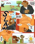  &lt;3 2022 abs absurd_res anthro aroused balls barefoot big_balls big_muscles big_nipples big_penis blush bottomwear canid canine caninius_dog canis catdog_(series) cliff_feltbottom clothed clothed/nude clothing comic dialogue domestic_cat domestic_dog emanata english_text eyebrows eyes_closed feet felid feline felinius_cat felis flaccid frisbee frown fur genitals gesture group hair hi_res huge_balls huge_muscles huge_nipples huge_penis humanoid_genitalia humanoid_penis humor hyper hyper_muscles intimidation jacket lube_catfield-mcdog macro male mammal mosin motion_lines multiple_scenes muscular muscular_anthro muscular_male narrowed_eyes navel nickelodeon nipples nude onomatopoeia open_mouth outside pants pawpads pecs penis plant pointing raised_eyebrow scared shirt shriek_dubois size_difference smile sound_effects standing stare surprise teeth text tongue tongue_out topwear tree tuft vest 