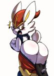  ambiguous_gender assisted_exposure ball butt cinderace duo lagomorph leporid lkiws looking_back lucario mammal nintendo pok&eacute;mon pok&eacute;mon_(species) shocked_expression soccer_ball solo_focus video_games 