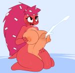  ahegao anthro big_breasts big_penis bodily_fluids breasts cum cumshot ejaculation eulipotyphlan female feral flaky_(htf) genital_fluids genitals hand_on_breast hand_on_penis happy_tree_friends hedgehog herm hi_res intersex looking_pleasured mammal masturbation mr_rottson penis rodent sitting solo tongue tongue_out 